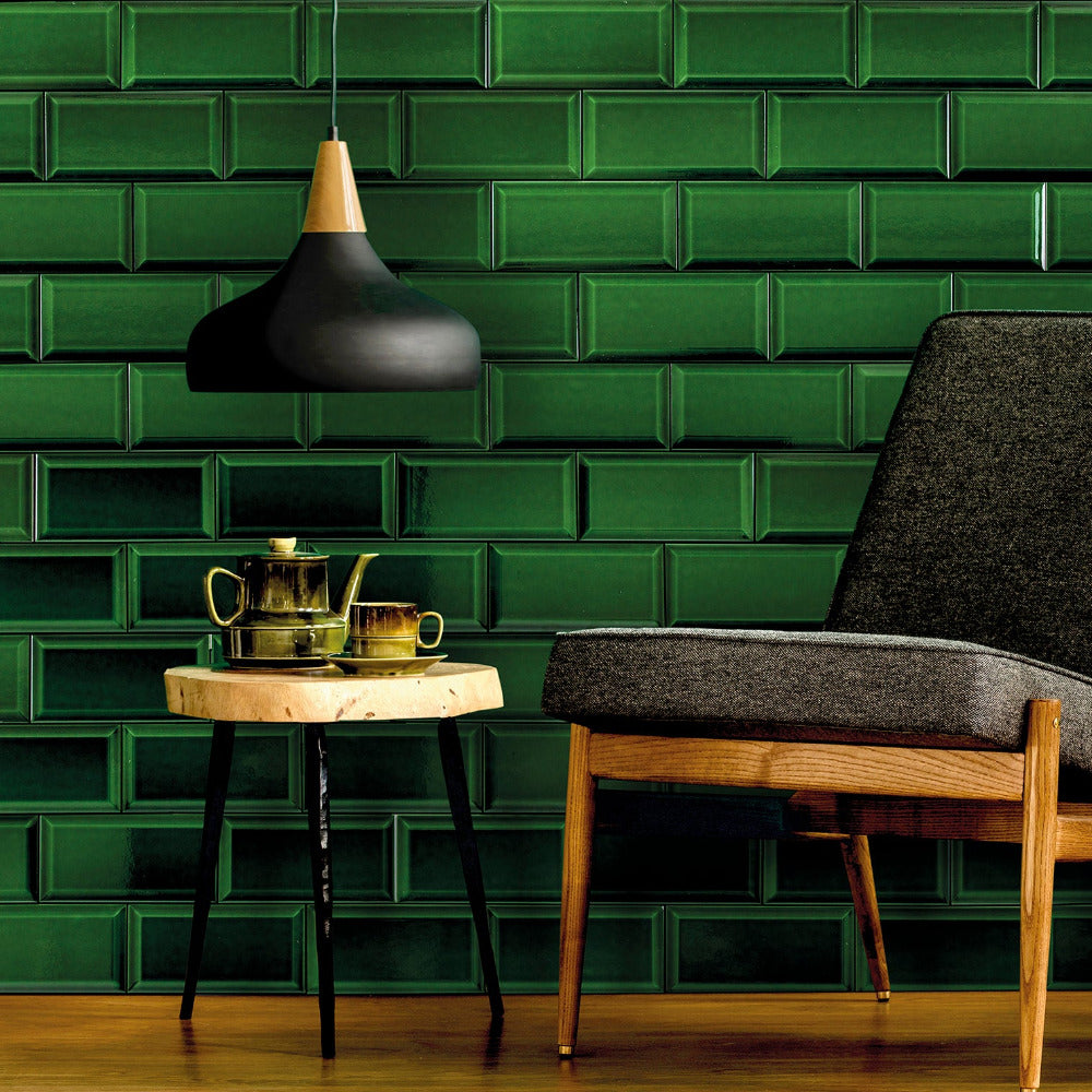 Antica Green Subway Tile