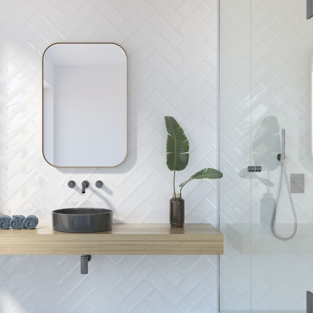 Ariya White Subway Tile