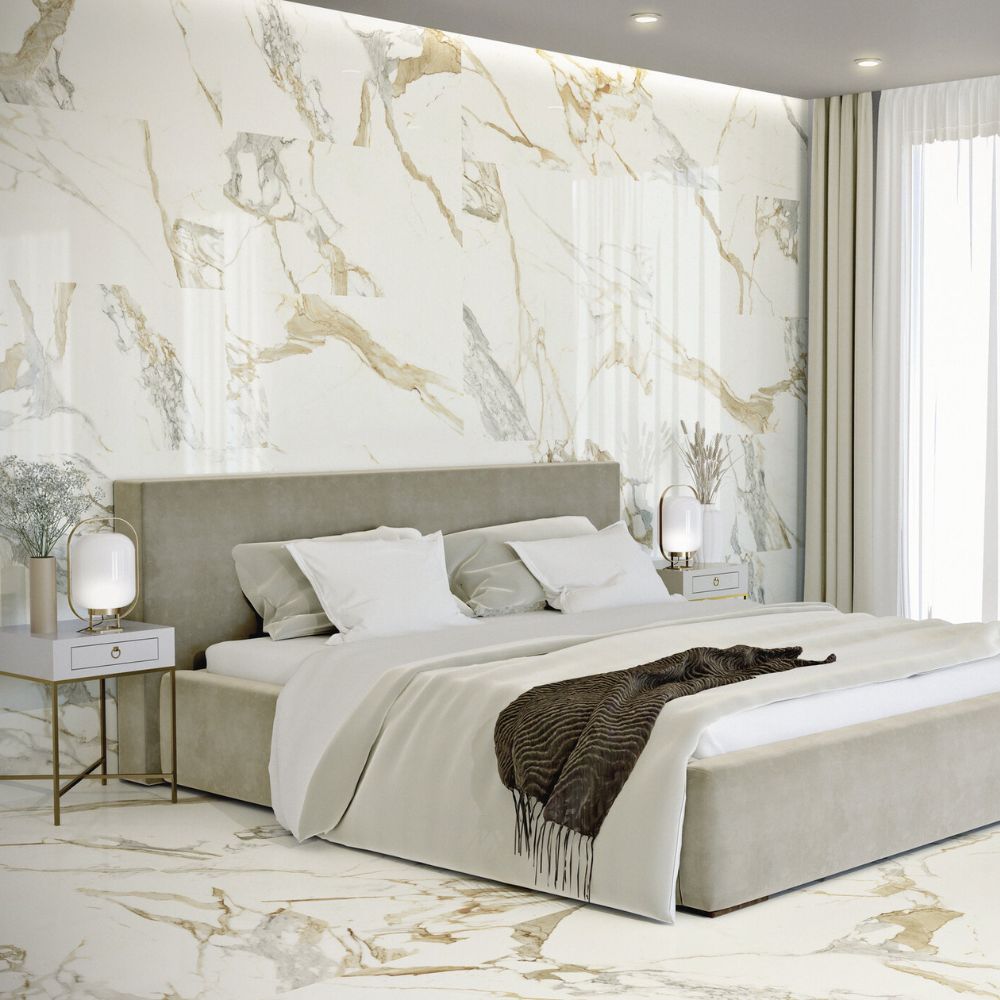 Blazonne Gold Porcelain Tile