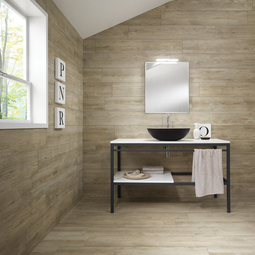 Callais Fisque Capre Wood Effect Bathroom Floor and Wall Tile