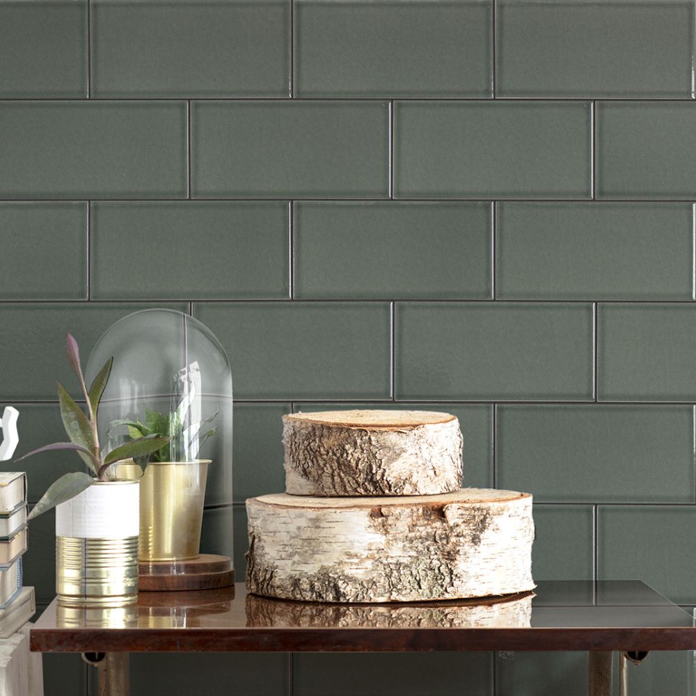 Crakele Fog Subway Tile Table