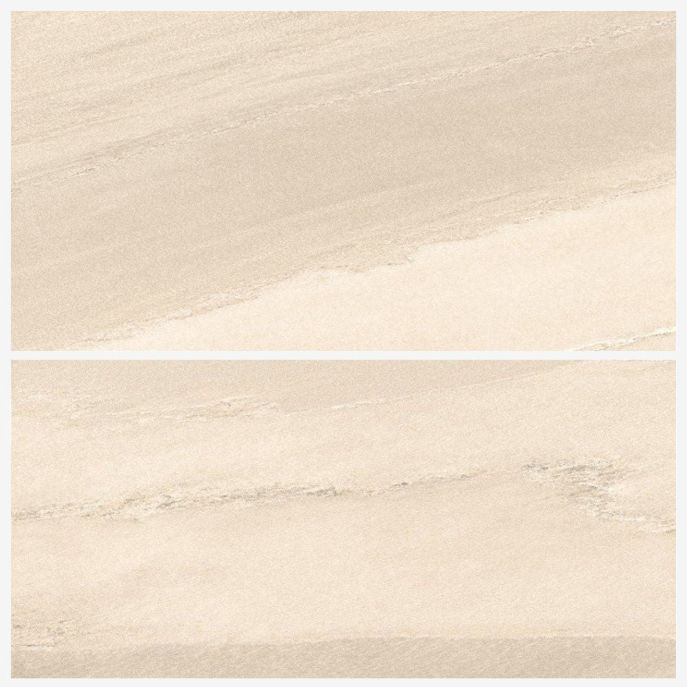 Cristal Cream Porcelain Stone Efffect Tile Swatch