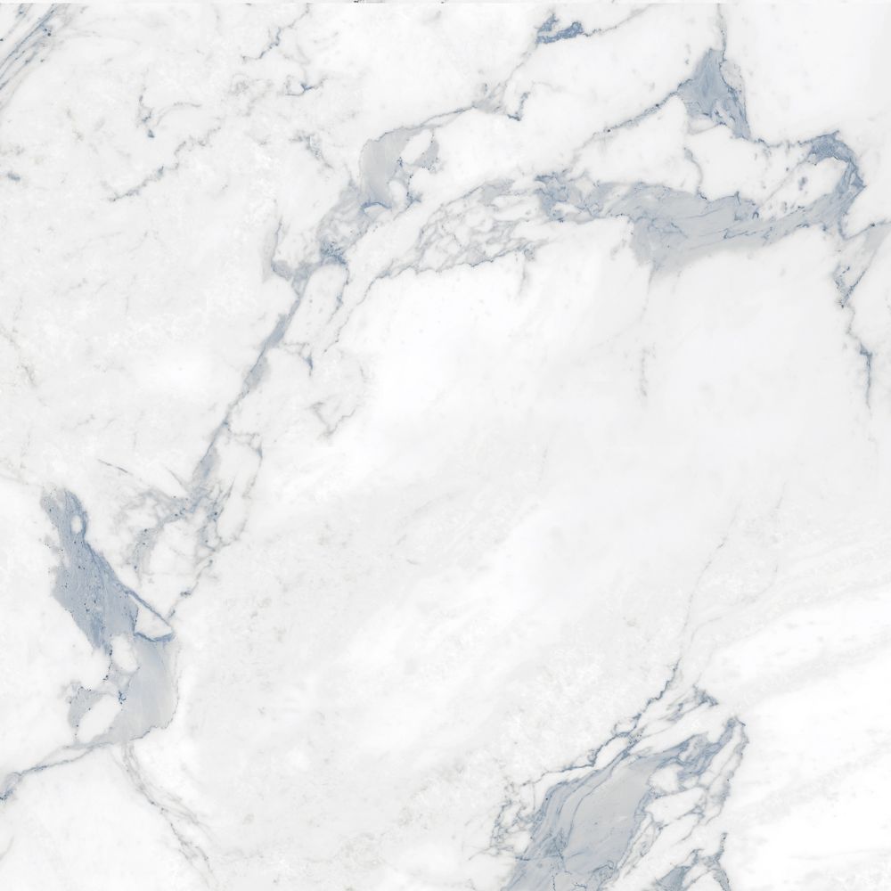 Dover Blue Marble Effect Tile 6060 Swatch