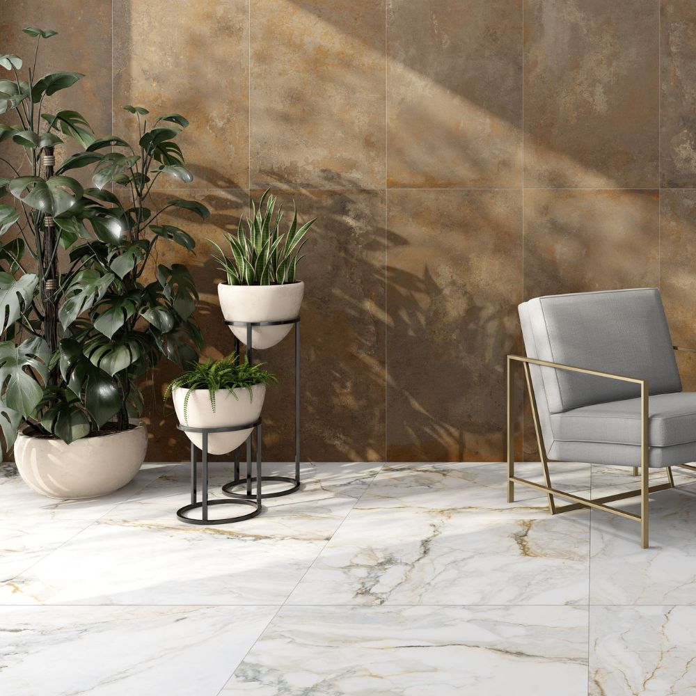 Golden Hue Marble TIle 