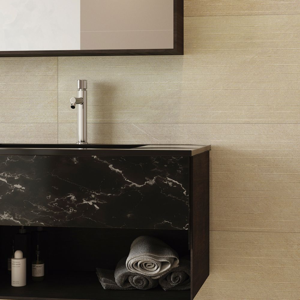 Konan Concept Cream 40 x 120cm Bathroom Wall