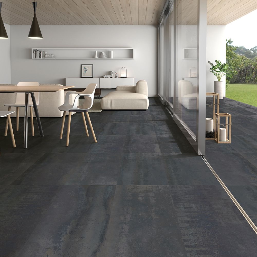 Loid Steel 30 x 60cm Tile Indoor Living Area Flooring