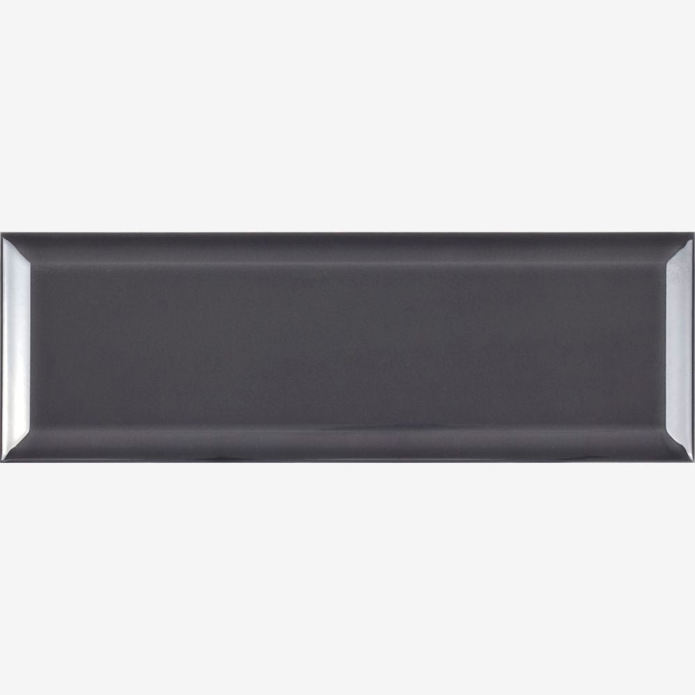 Mont Rue Liquorice Subway Tile 10 x 30cm Swatch