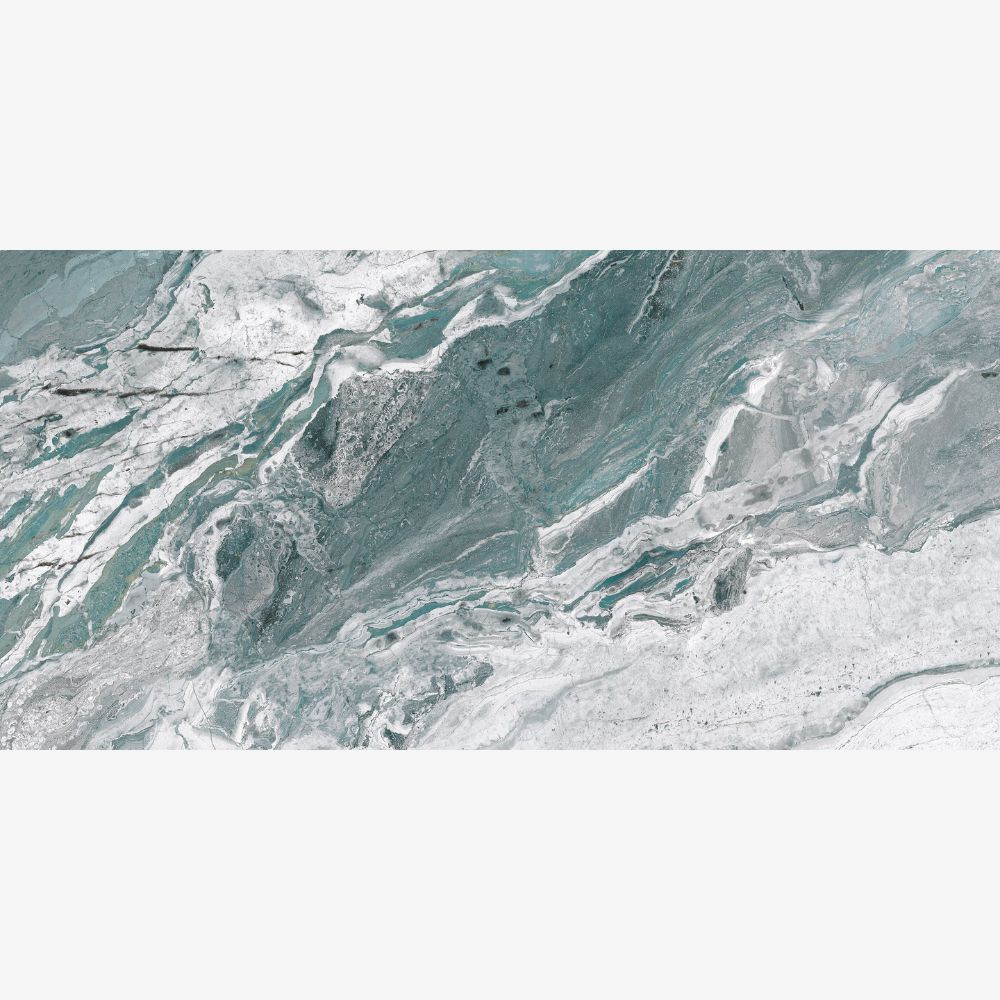 Obacko Aqua Polished Onyx Effect Tile 60 x 120cm Swatch