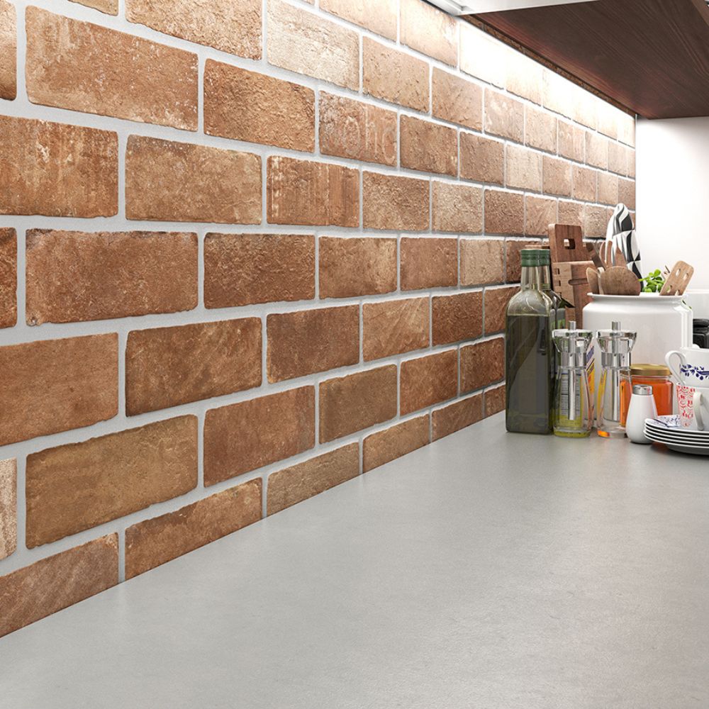 Old Wall Road Old Street 7.5 x 25cm Tile Kitchen Splashback