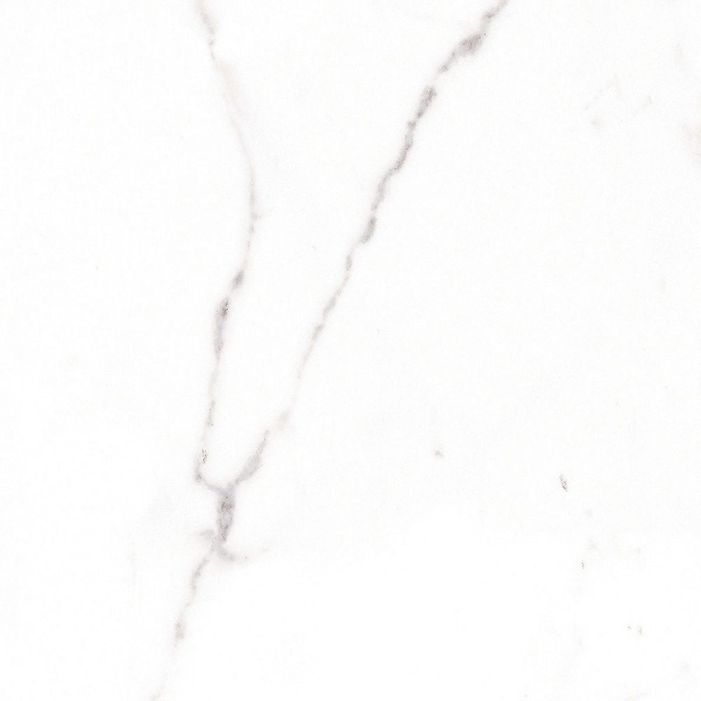 Platin Blanco Rec 60 x 60cm Brillo Marble Effect Tile Swatch