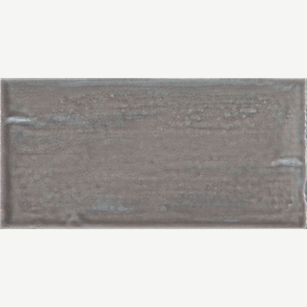 Rustic Grafito Brillo 7.5 x 15cm Polished Subway Tile Swatch