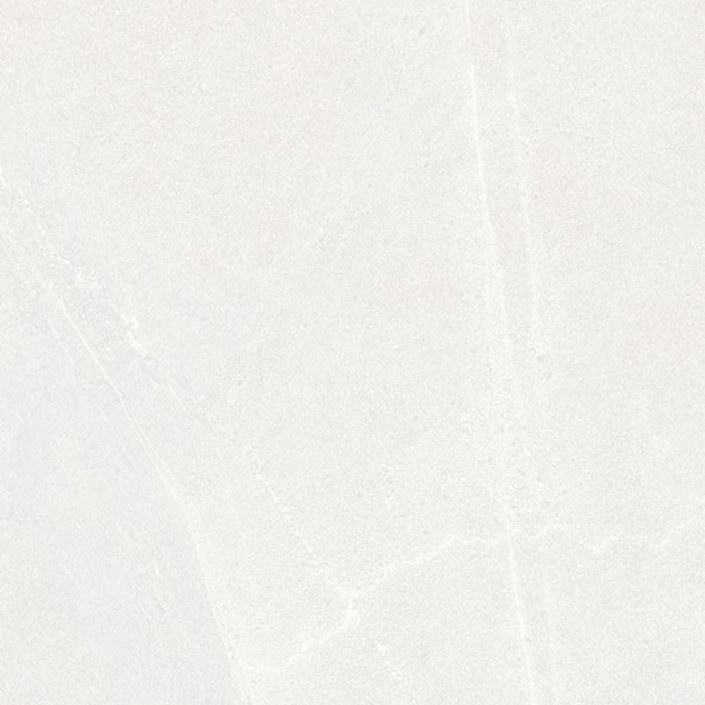 Seierra Blanco white stone effect tile 60 x 60cm Swatch