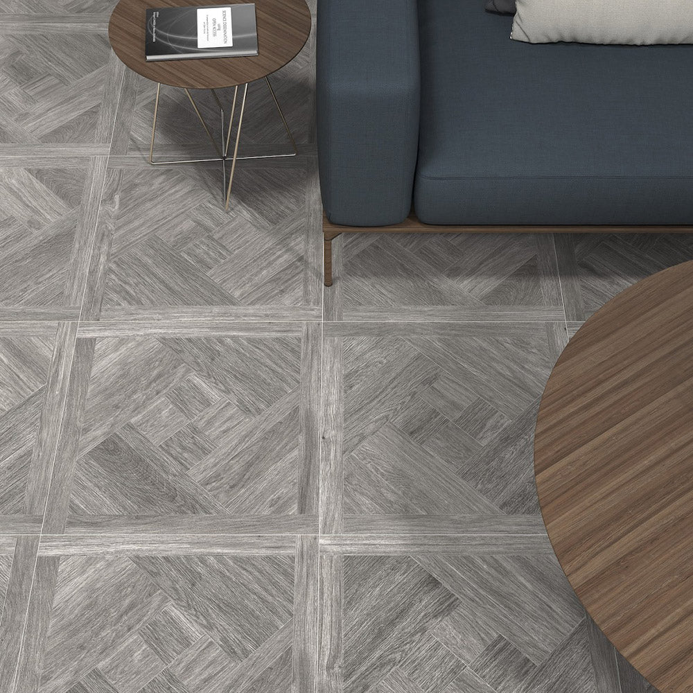 Bosco Dark Mosaic Wood Effect Tile - ROCCIA Outlet