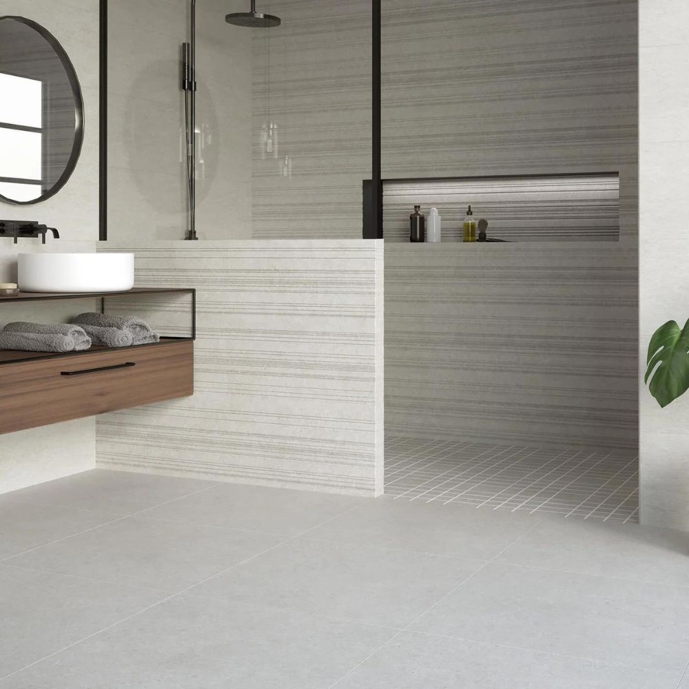 Townhall Stone Effect Matt Porcelain Tile 60 x 60cm - ROCCIA Outlet