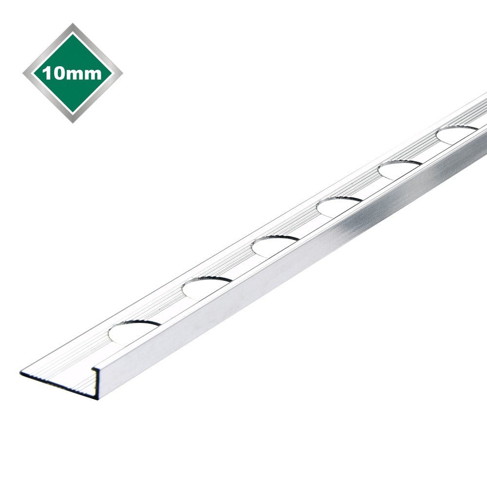 Silver Aluminium Tiling Trim L-Shaped - ROCCIA Outlet