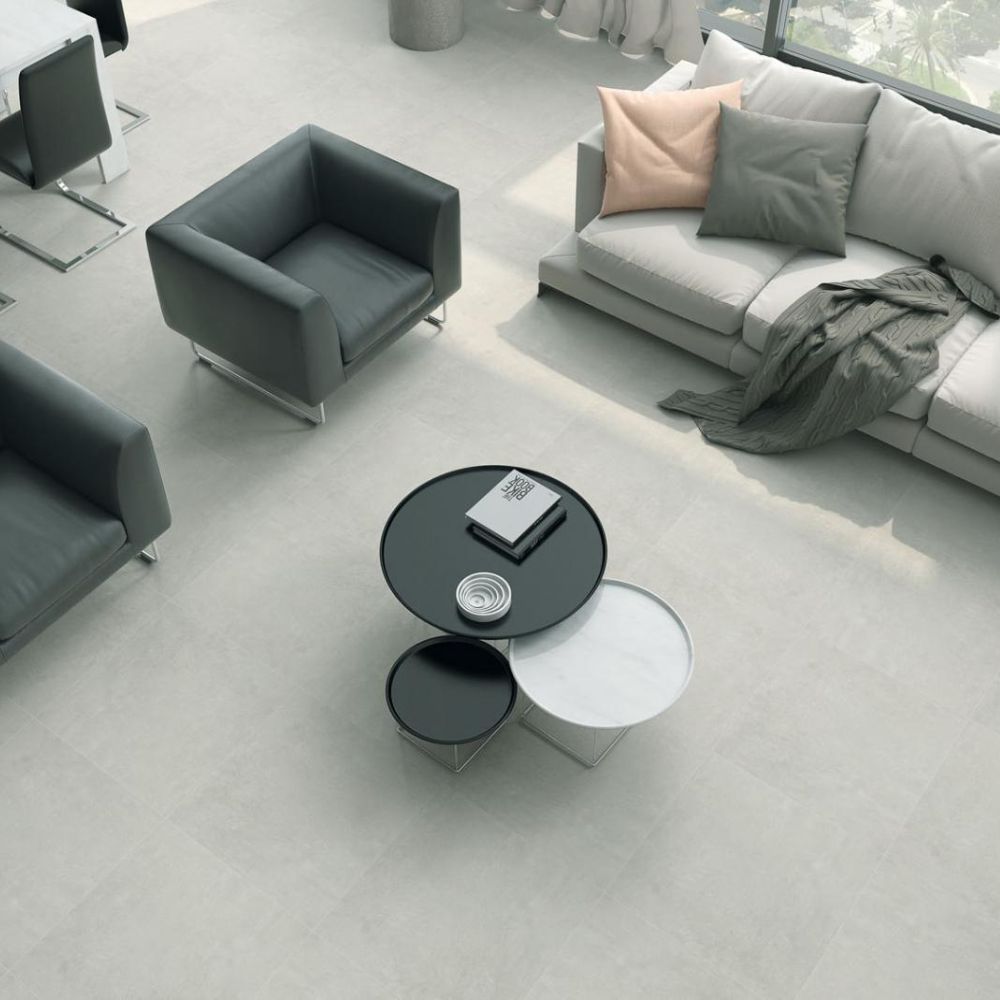 Triumph Lubec Taupe Stone Effect Porcelain Tile 60 x 60cm - ROCCIA Outlet